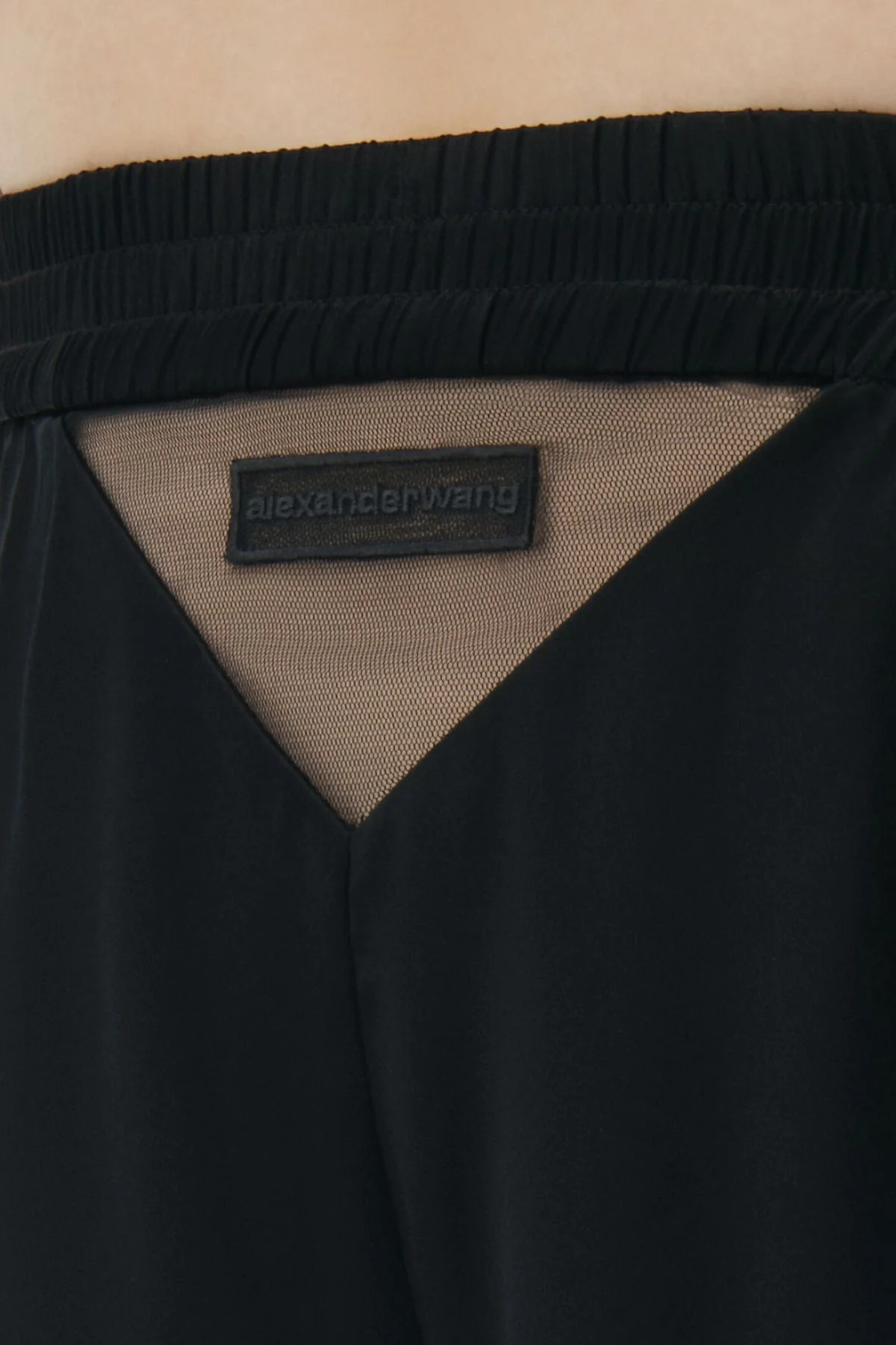 Alexander Wang Silk Boxer Pant - Black - Image 6