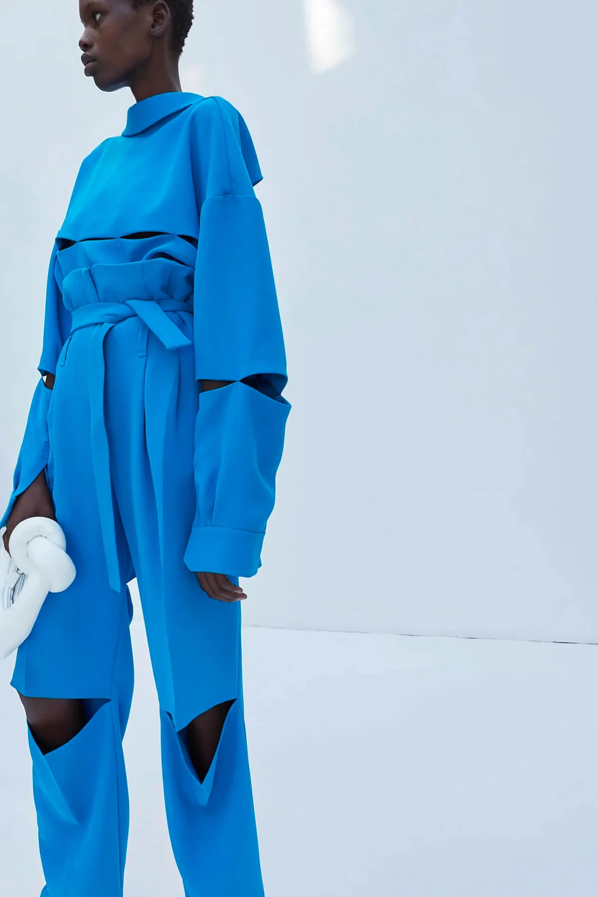 A.W.A.K.E. Mode Wide Leg Trousers - Blue - Image 5