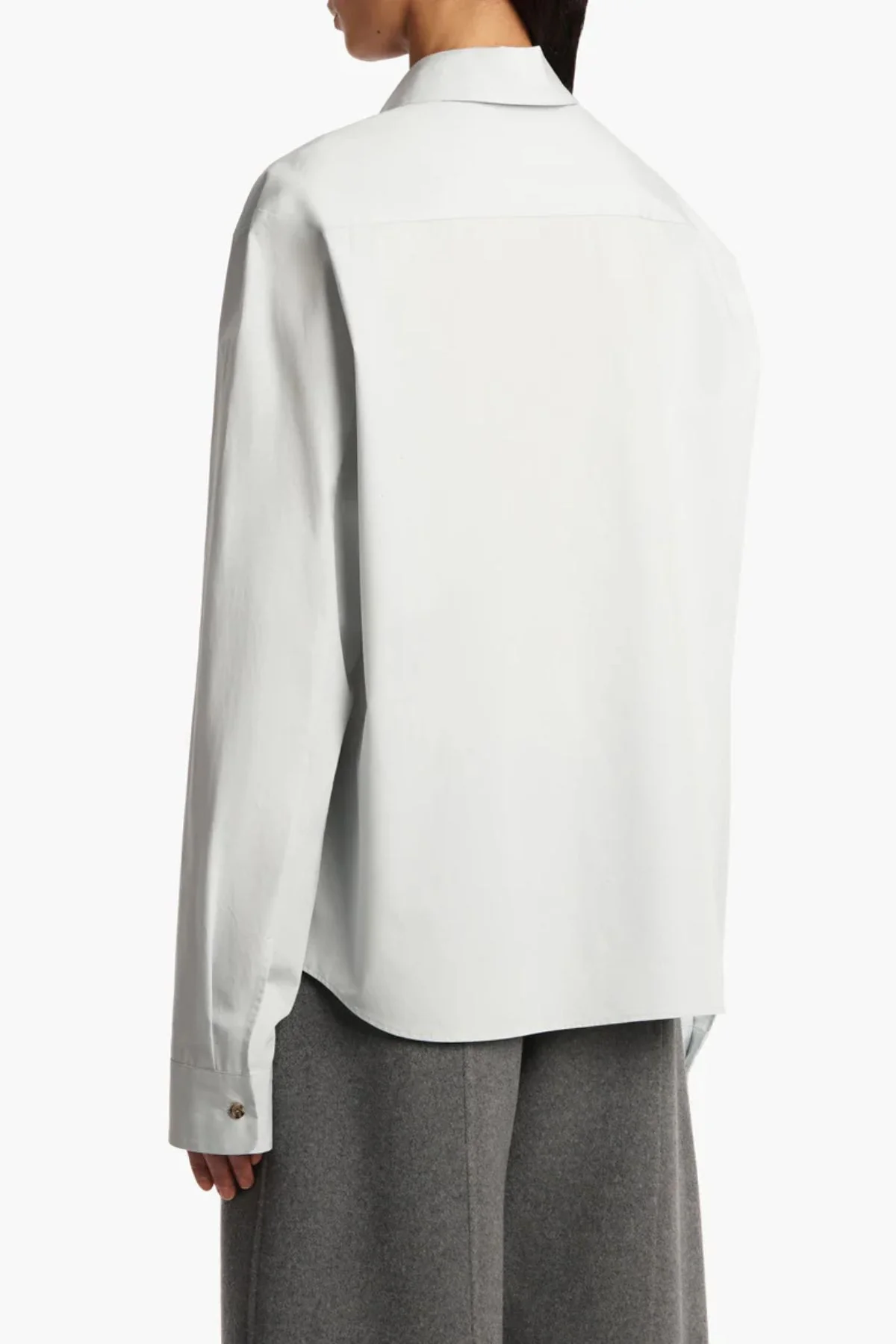 KHAITE Argo Shirt - Ice Blue - Image 3