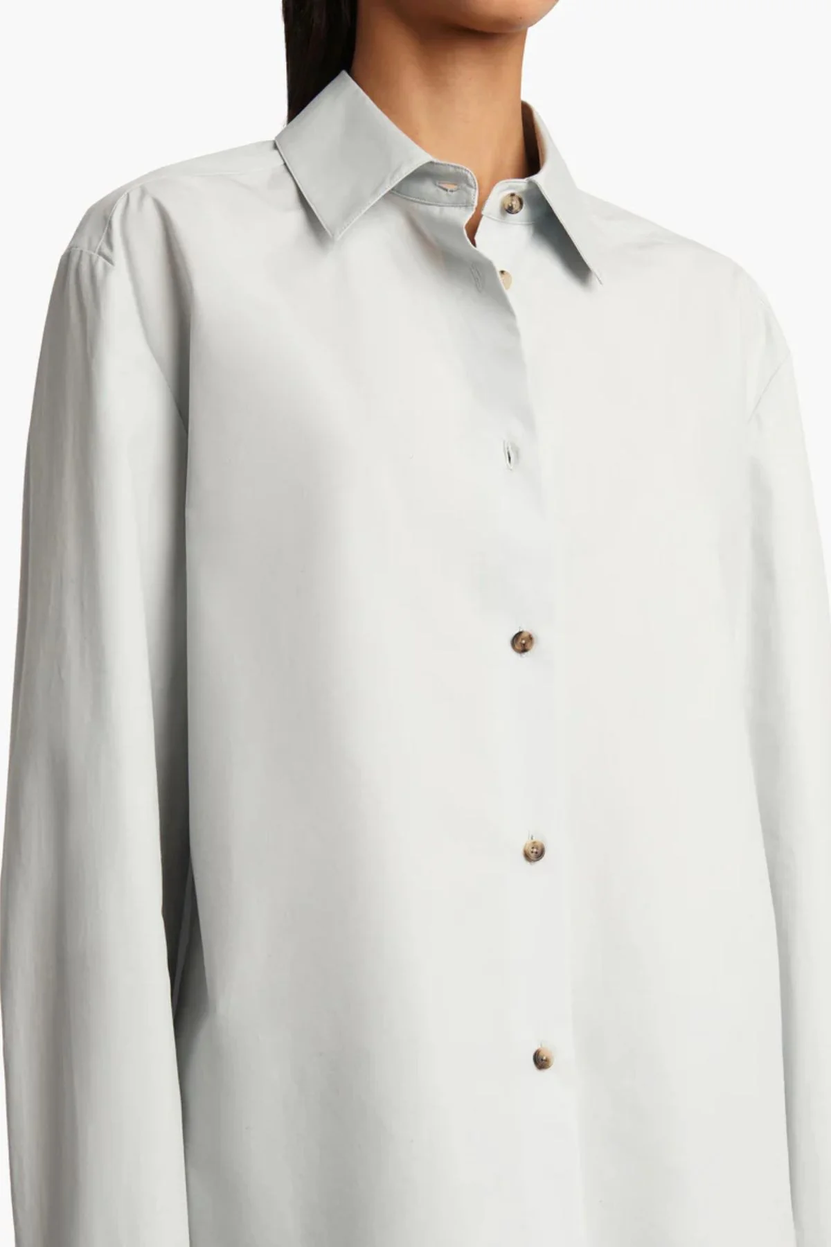 KHAITE Argo Shirt - Ice Blue - Image 4