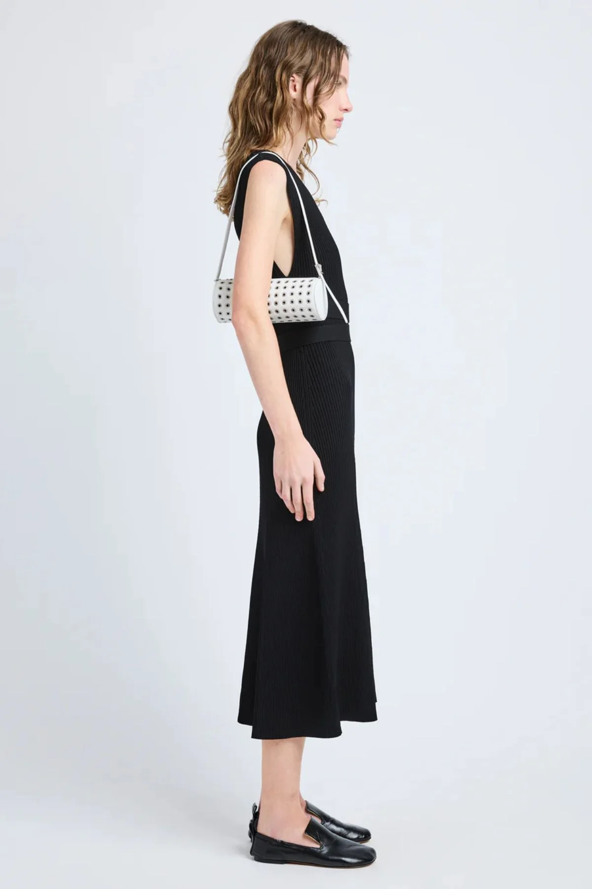 Proenza Schouler Eyelet Silo Bag - Optic White - Image 6