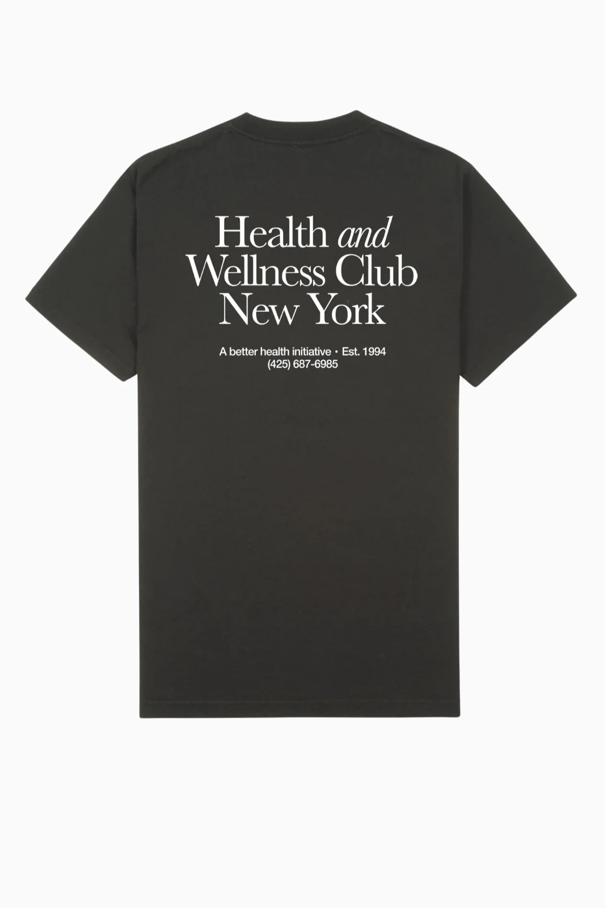 Sporty & Rich HWCNY T-Shirt - Faded Black - Image 2