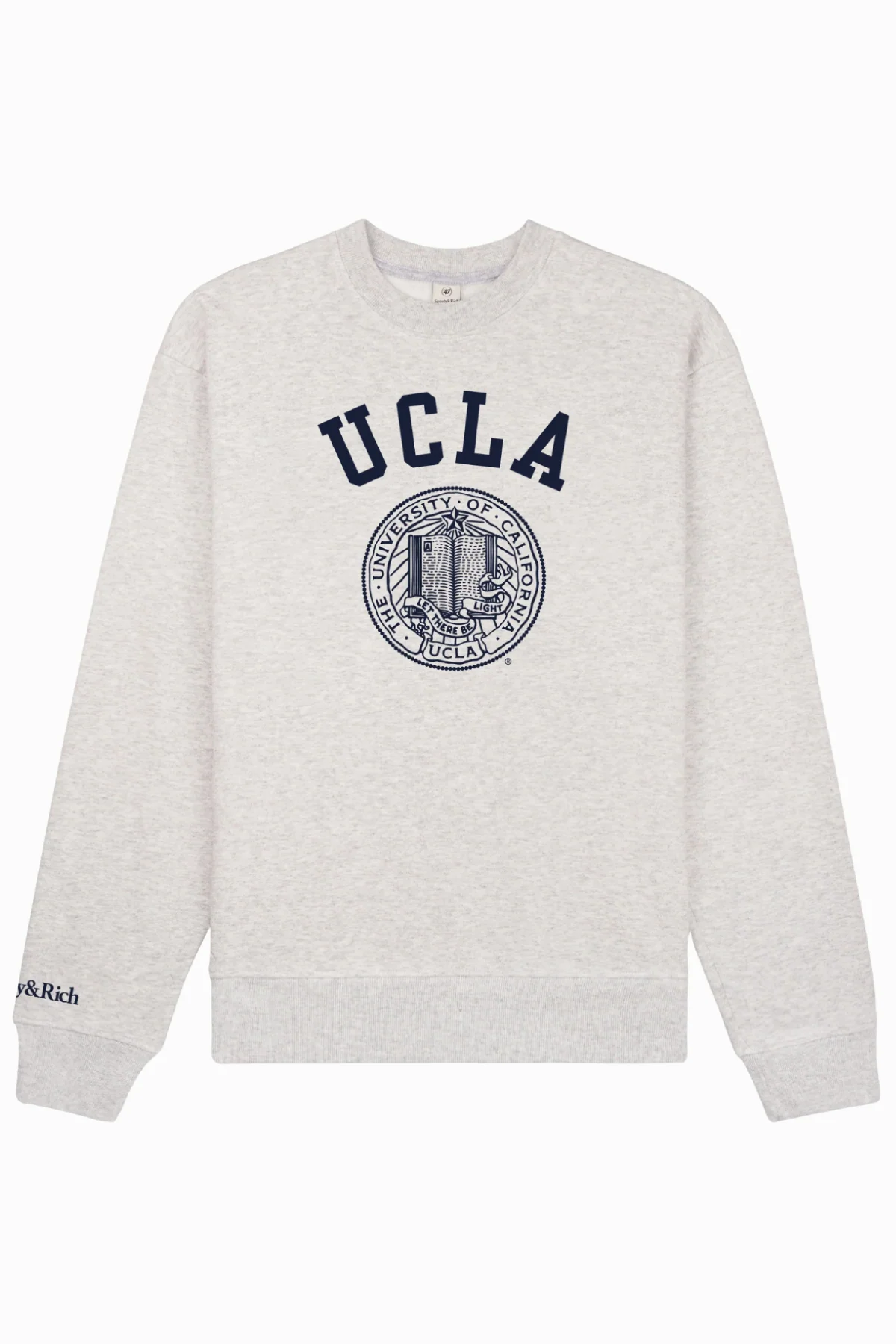 Sporty & Rich UCLA Crest Crewneck - Heather Grey
