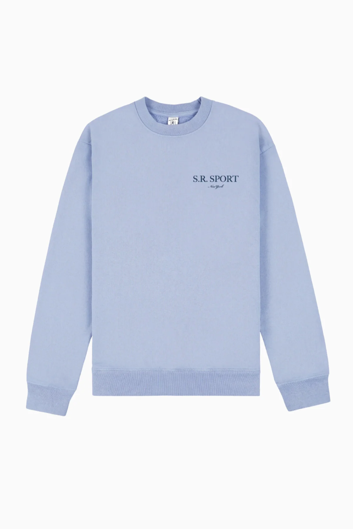 Sporty & Rich Wimbledon Crewneck - Washed Hydrangea