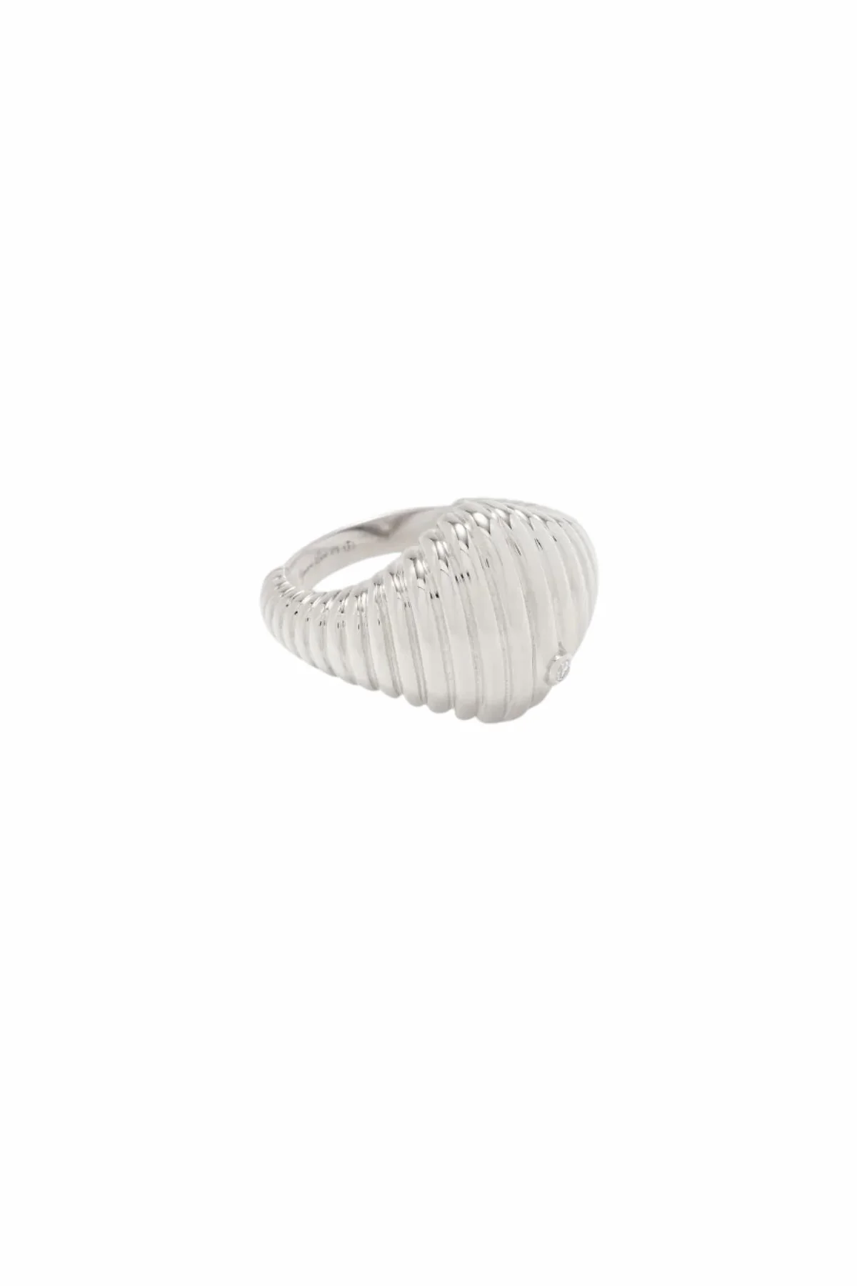 Yvonne Léon Chevaliere Oval Ring - White Gold - Image 3