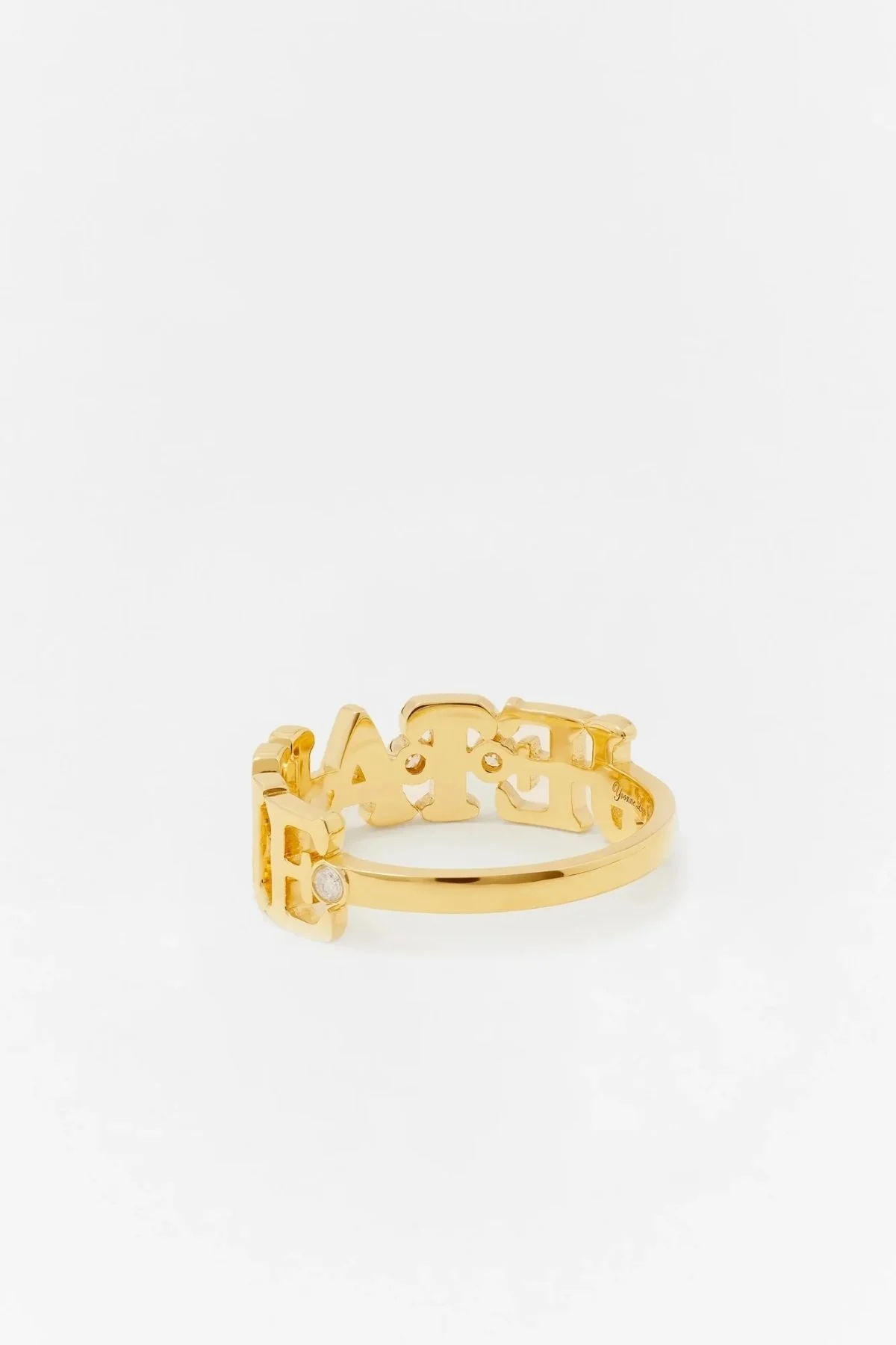 Yvonne Léon Je T'aime Ring - Yellow Gold - Image 2